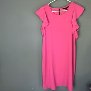 Banana Republic Pink Short Sleeve Dress